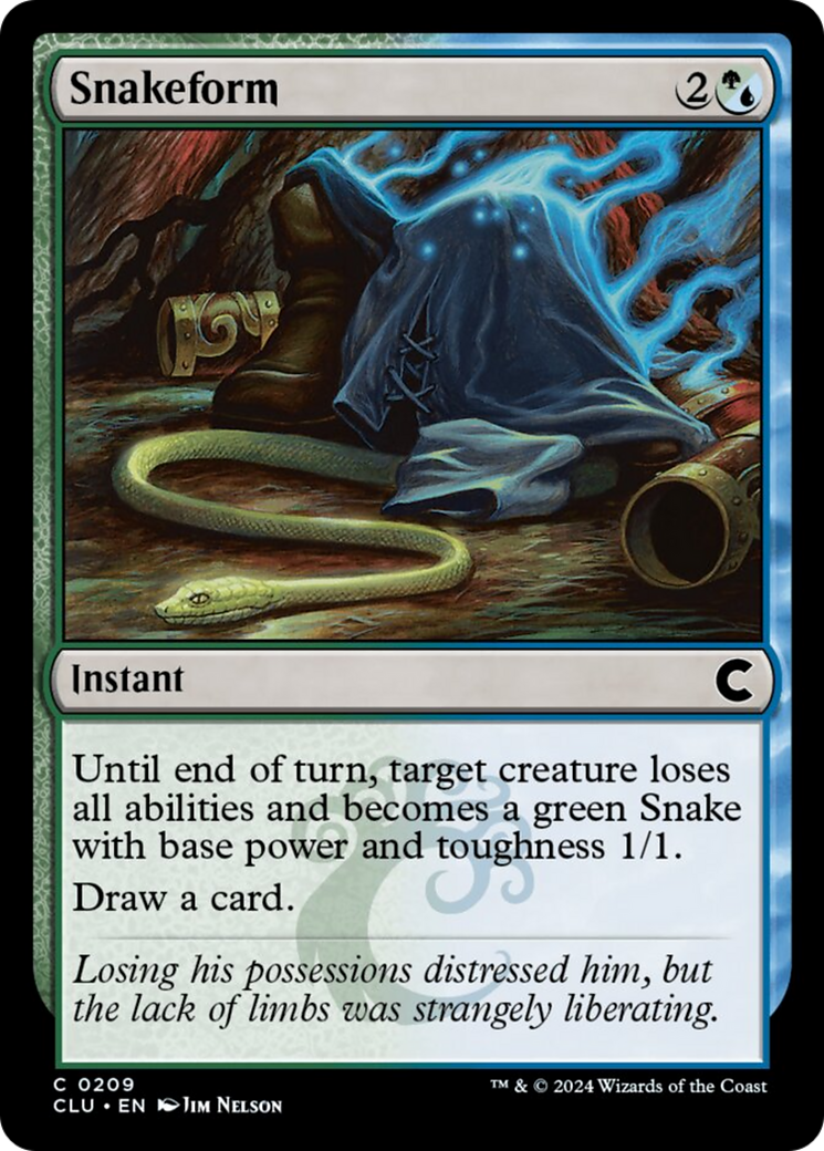 Snakeform [Ravnica: Clue Edition] | Gate City Games LLC