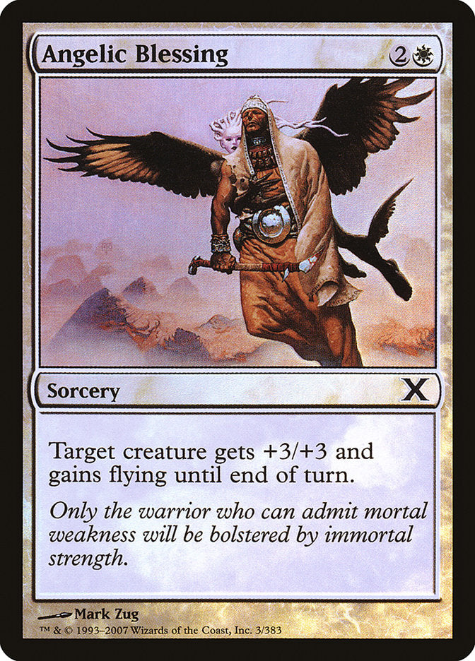 Angelic Blessing (Premium Foil) [Tenth Edition] | Gate City Games LLC
