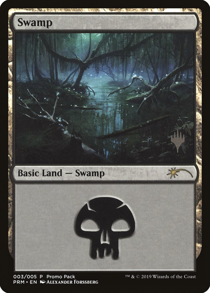 Swamp (3) [Core Set 2020 Promo Pack] | Gate City Games LLC