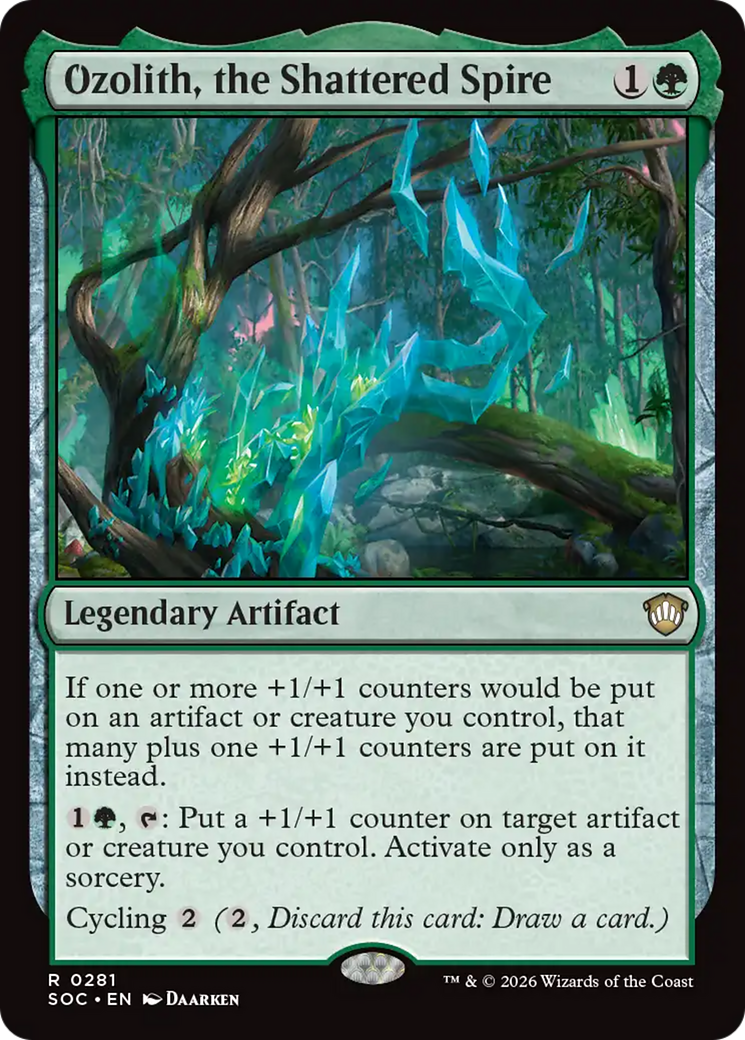 Ozolith, the Shattered Spire [Secrets of Strixhaven Commander] | Gate City Games LLC