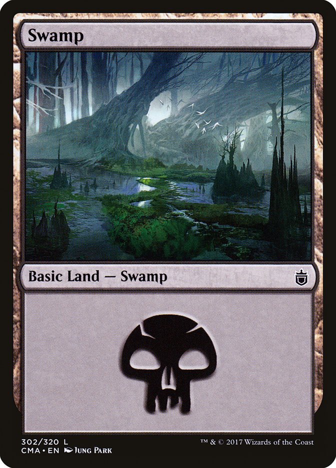 Swamp (302) [Commander Anthology] | Gate City Games LLC