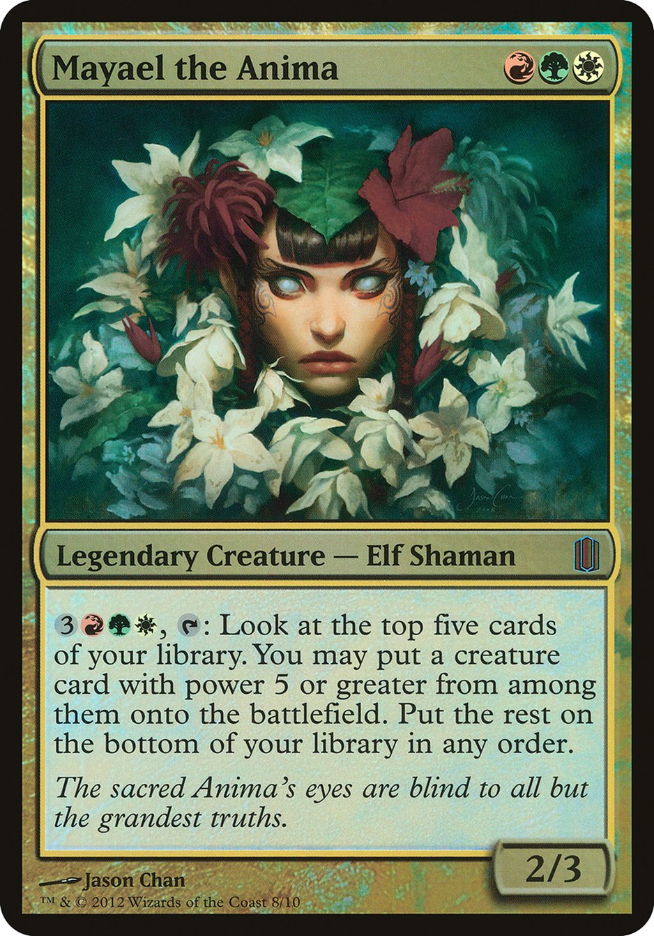 Mayael the Anima (Oversized) [Commander's Arsenal Oversized] | Gate City Games LLC