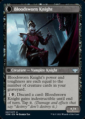 Bloodsworn Squire // Bloodsworn Knight [Innistrad: Crimson Vow] | Gate City Games LLC