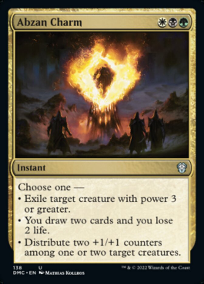 Abzan Charm [Dominaria United Commander] | Gate City Games LLC