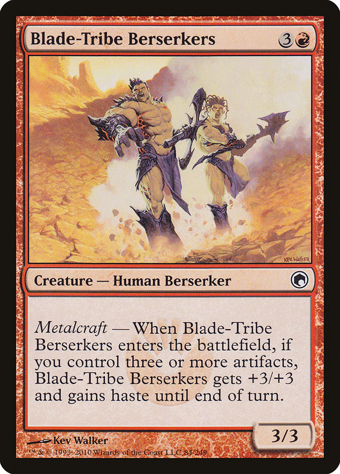 Blade-Tribe Berserkers [Scars of Mirrodin] | Gate City Games LLC