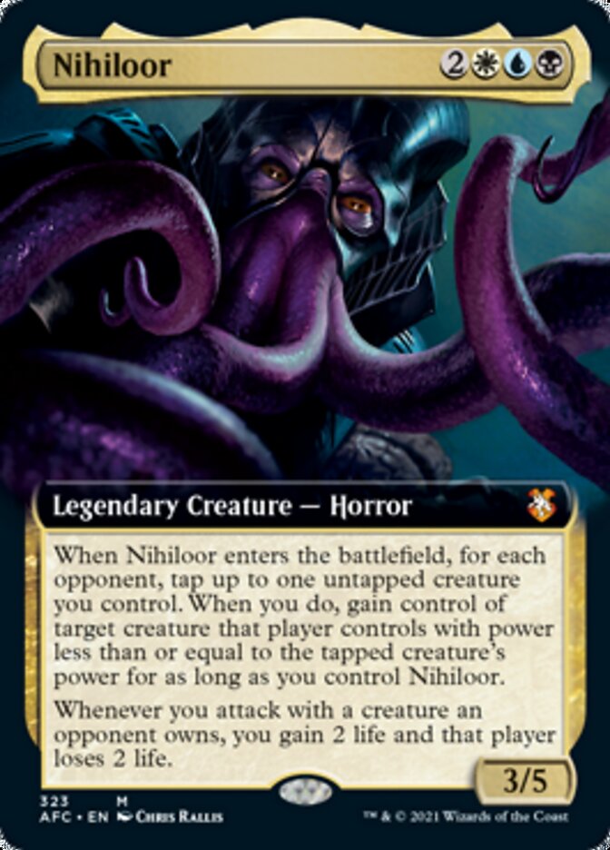 Nihiloor (Extended Art) [Dungeons & Dragons: Adventures in the Forgotten Realms Commander] | Gate City Games LLC