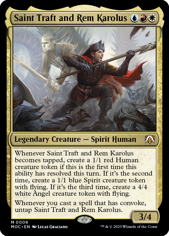 Saint Traft and Rem Karolus [March of the Machine Commander] | Gate City Games LLC