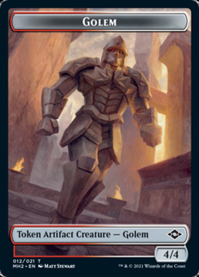 Food (18) // Golem Double-Sided Token [Modern Horizons 2 Tokens] | Gate City Games LLC