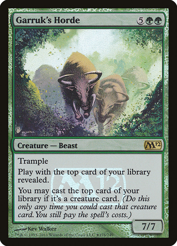 Garruk's Horde [Magic 2012 Prerelease Promos] | Gate City Games LLC