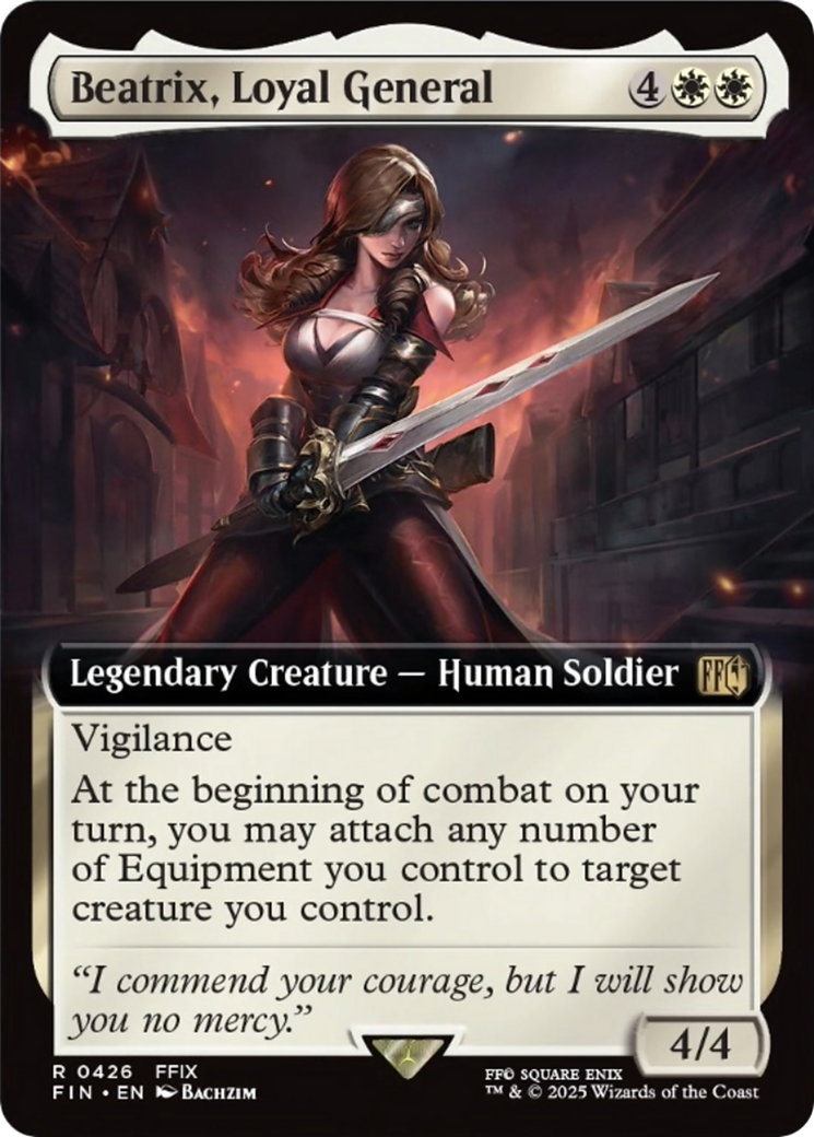 Beatrix, Loyal General (Extended Art) [FINAL FANTASY] | Gate City Games LLC