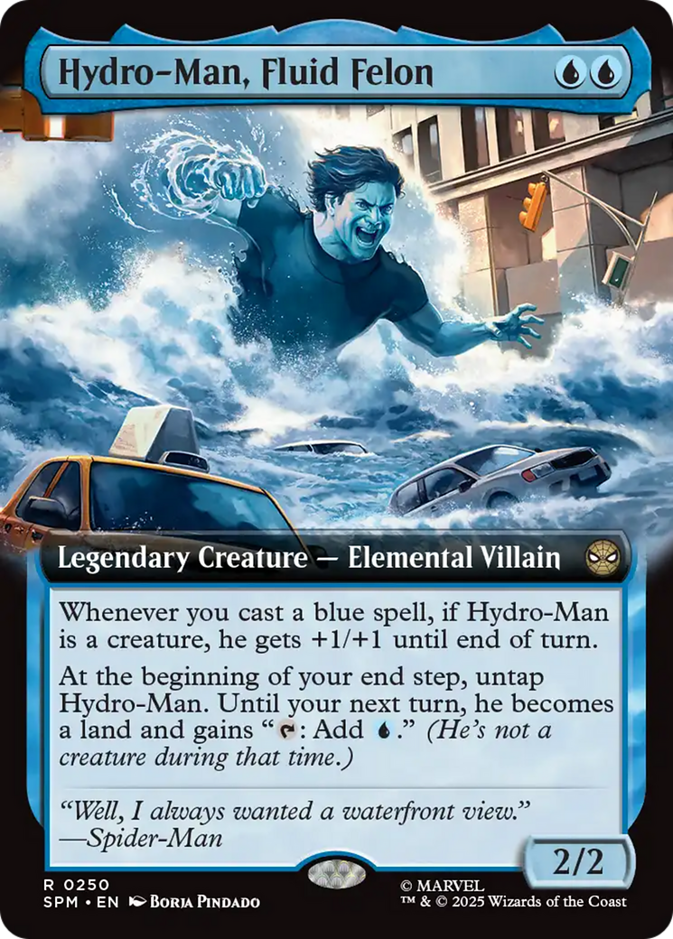 Hydro-Man, Fluid Felon (Extended Art) [Marvel's Spider-Man] | Gate City Games LLC