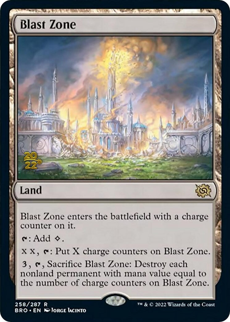 Blast Zone (258) [The Brothers' War Prerelease Promos] | Gate City Games LLC