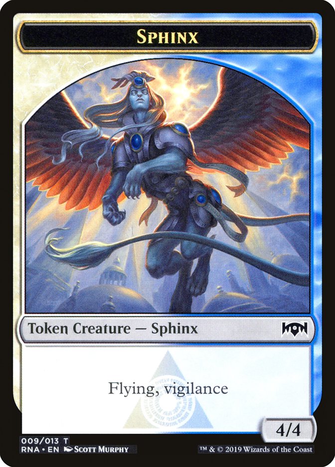 Bird // Sphinx Double-Sided Token [Ravnica Allegiance Guild Kit Tokens] | Gate City Games LLC