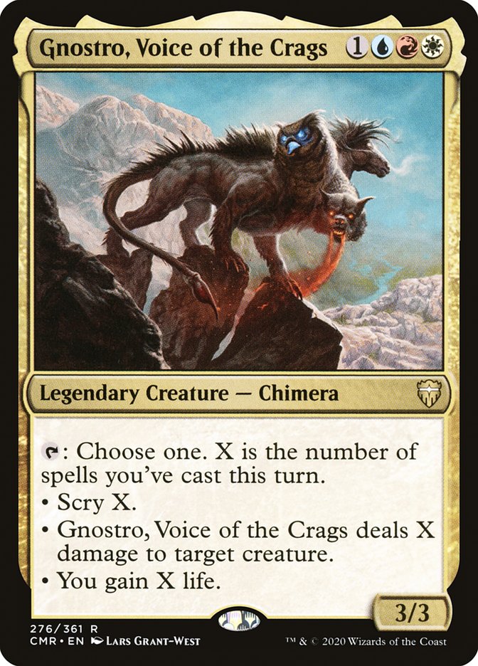 Gnostro, Voice of the Crags [Commander Legends] | Gate City Games LLC