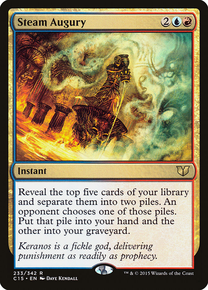Steam Augury [Commander 2015] | Gate City Games LLC