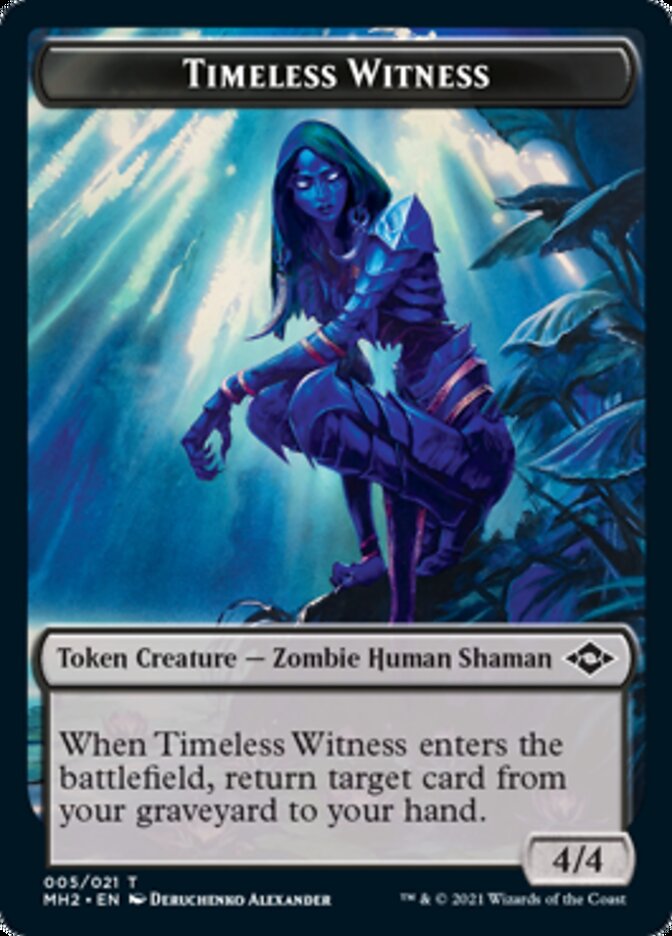 Timeless Witness Token [Modern Horizons 2 Tokens] | Gate City Games LLC