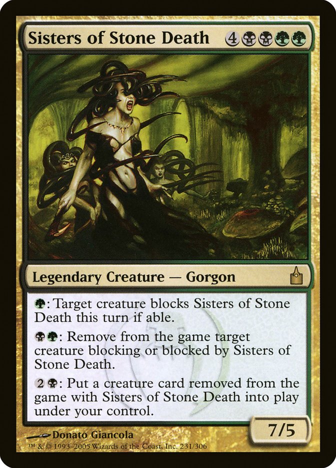 Sisters of Stone Death [Ravnica: City of Guilds] | Gate City Games LLC