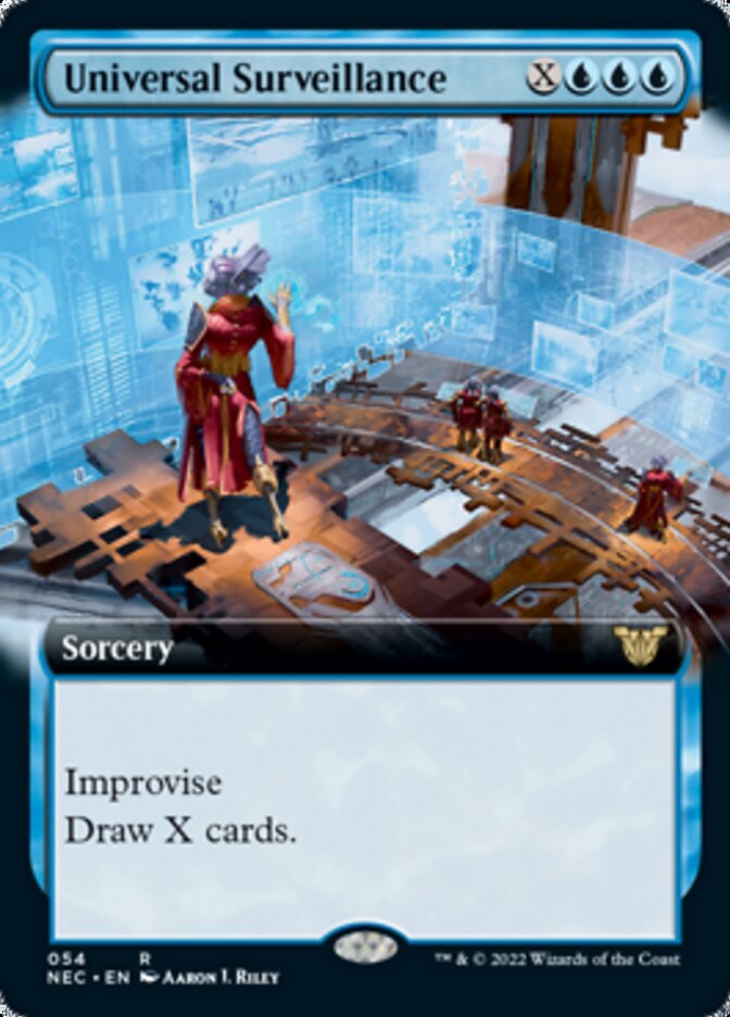 Universal Surveillance (Extended Art) [Kamigawa: Neon Dynasty Commander] | Gate City Games LLC