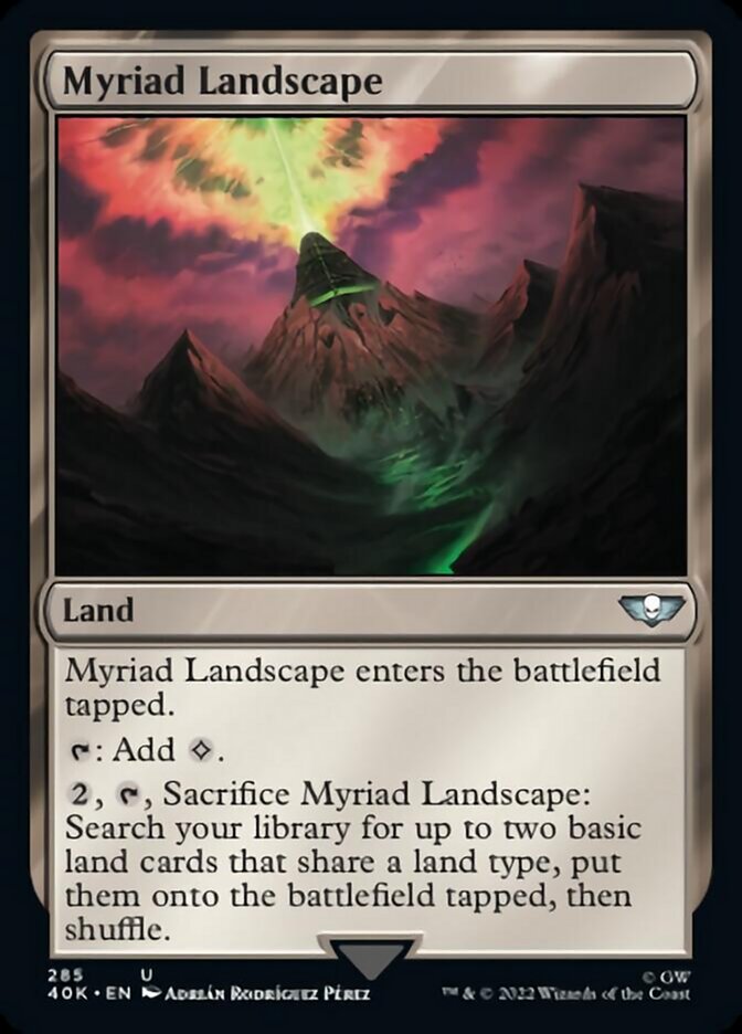 Myriad Landscape (Surge Foil) [Warhammer 40,000] | Gate City Games LLC