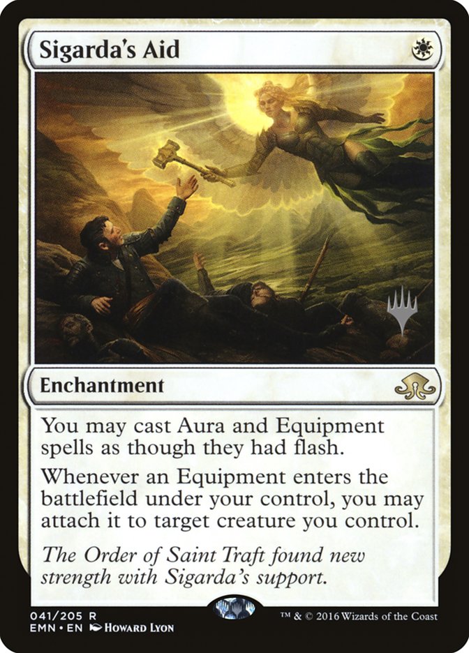 Sigarda's Aid (Promo Pack) [Eldritch Moon Promos] | Gate City Games LLC