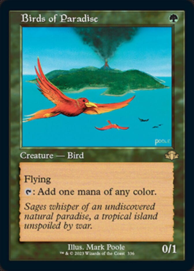 Birds of Paradise (Retro) [Dominaria Remastered] | Gate City Games LLC