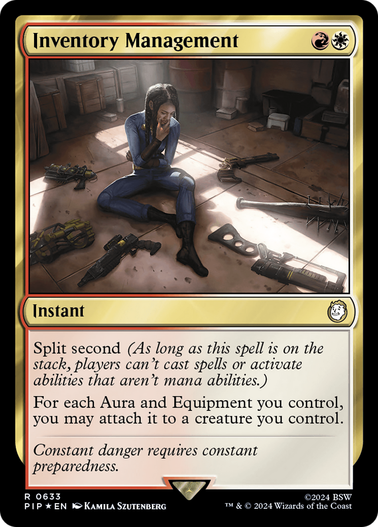 Inventory Management (Surge Foil) [Fallout] | Gate City Games LLC