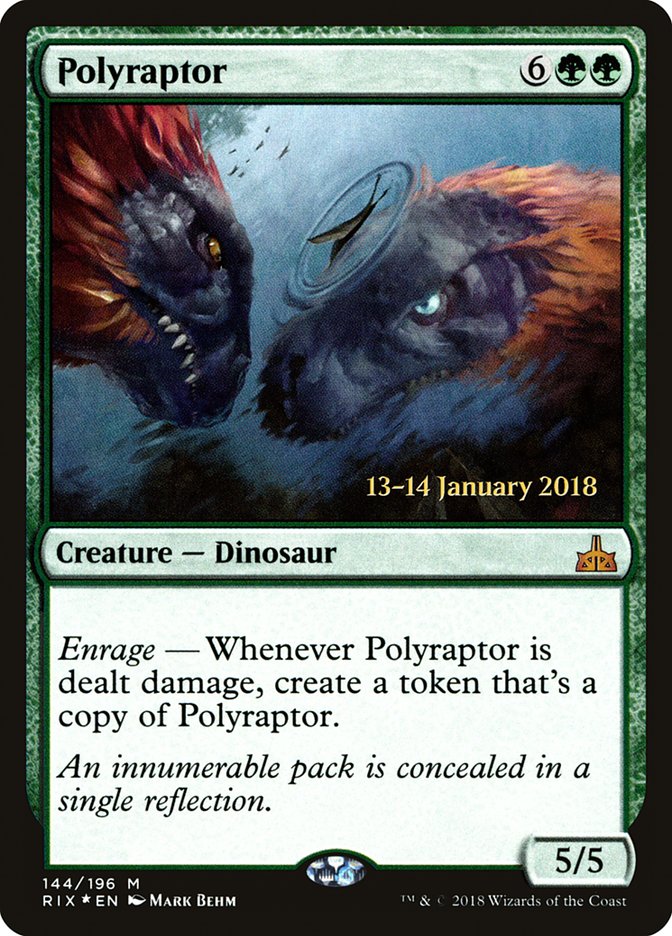 Polyraptor [Rivals of Ixalan Prerelease Promos] | Gate City Games LLC
