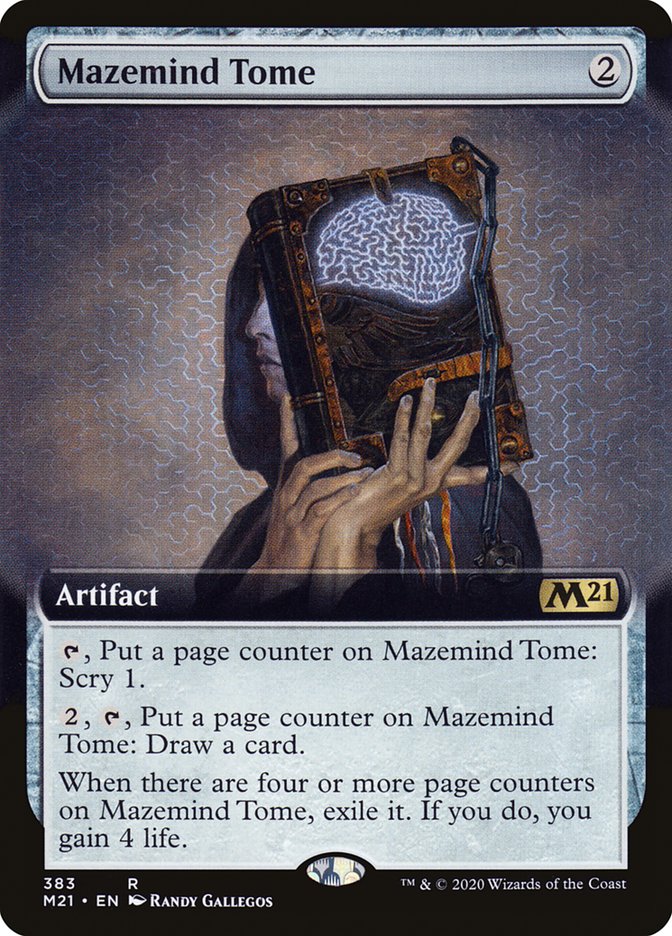 Mazemind Tome (Extended Art) [Core Set 2021] | Gate City Games LLC