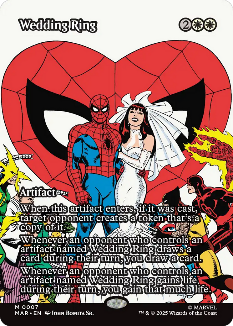 Wedding Ring (Borderless) [Marvel's Spider-Man: Eternal-Legal] | Gate City Games LLC