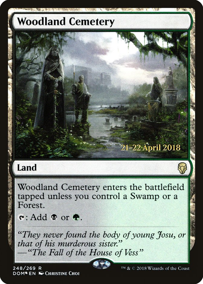 Woodland Cemetery [Dominaria Prerelease Promos] | Gate City Games LLC