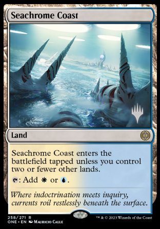 Seachrome Coast (Promo Pack) [Phyrexia: All Will Be One Promos] | Gate City Games LLC