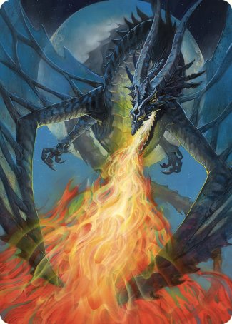 Balefire Dragon Art Card [Commander Masters Art Series] | Gate City Games LLC