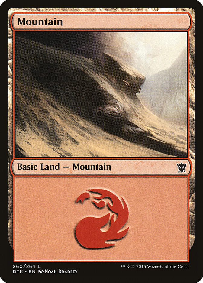 Mountain (260) [Dragons of Tarkir] | Gate City Games LLC
