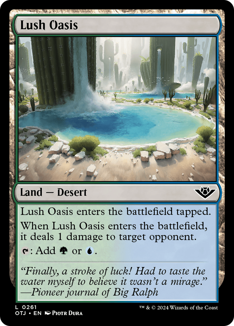 Lush Oasis [Outlaws of Thunder Junction] | Gate City Games LLC