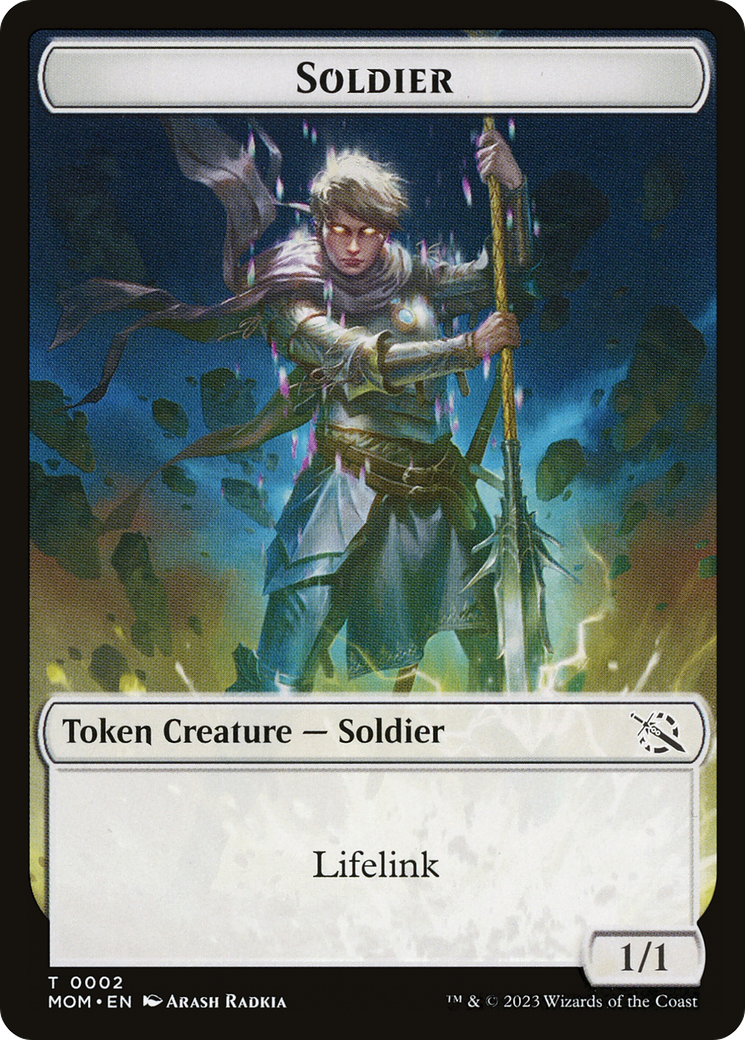 Soldier // Thopter Double-Sided Token [March of the Machine Tokens] | Gate City Games LLC