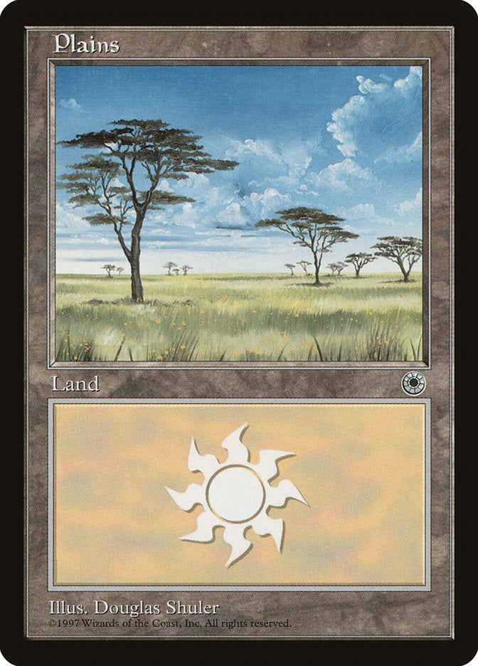 Plains (Yellow Flowers in Grass / No Clouds at Top Center) [Portal] | Gate City Games LLC