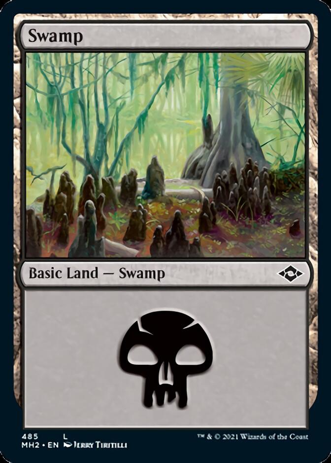 Swamp (485) (Foil Etched) [Modern Horizons 2] | Gate City Games LLC