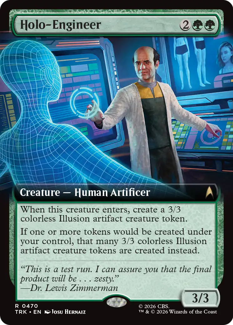 Holo-Engineer (Extended Art) [Star Trek] | Gate City Games LLC