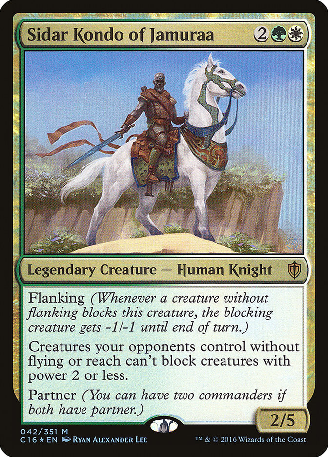 Sidar Kondo of Jamuraa [Commander 2016] | Gate City Games LLC
