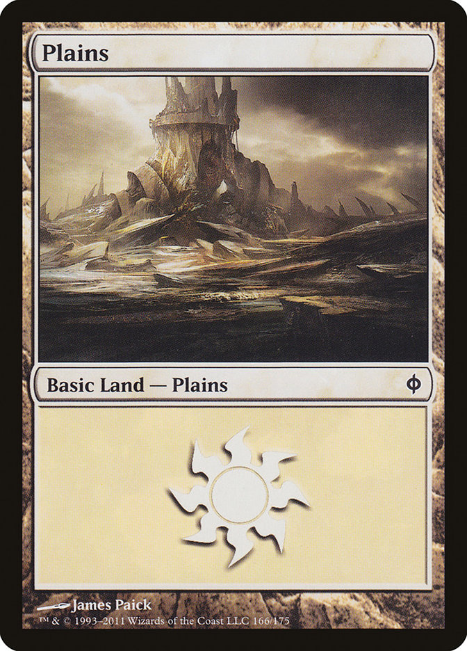 Plains (166) [New Phyrexia] | Gate City Games LLC