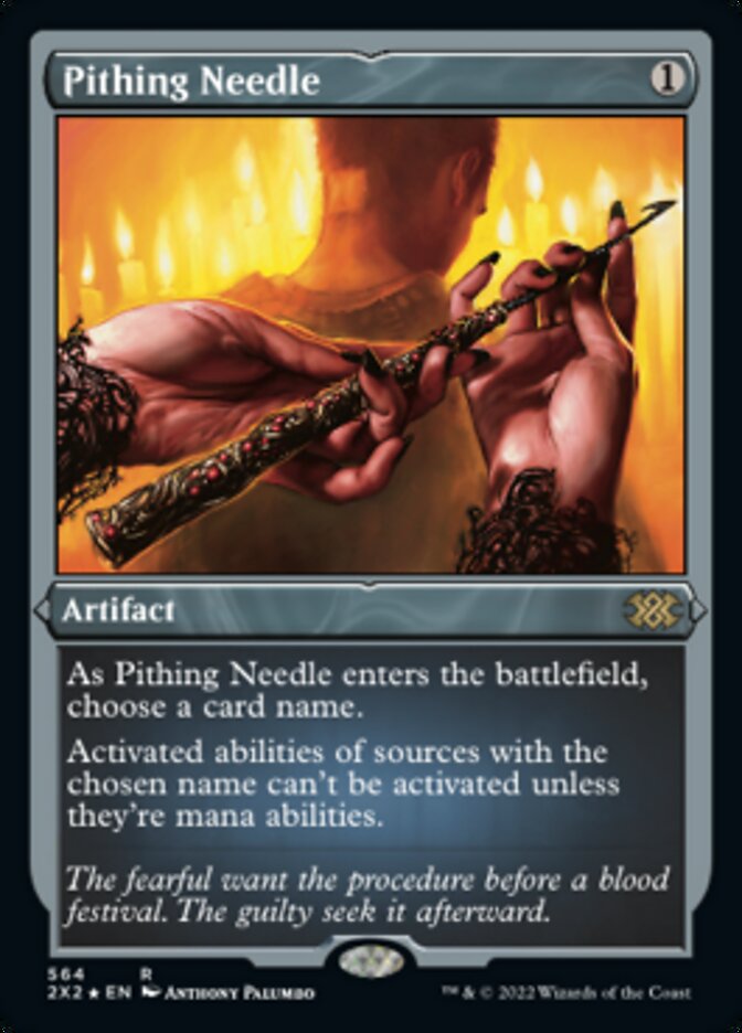 Pithing Needle (Foil Etched) [Double Masters 2022] | Gate City Games LLC