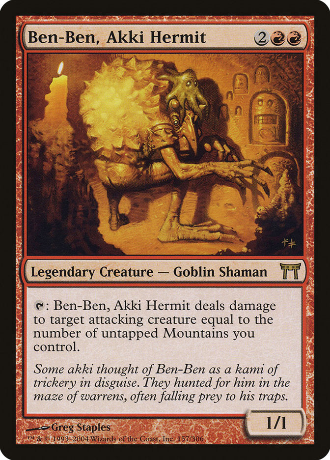 Ben-Ben, Akki Hermit [Champions of Kamigawa] | Gate City Games LLC