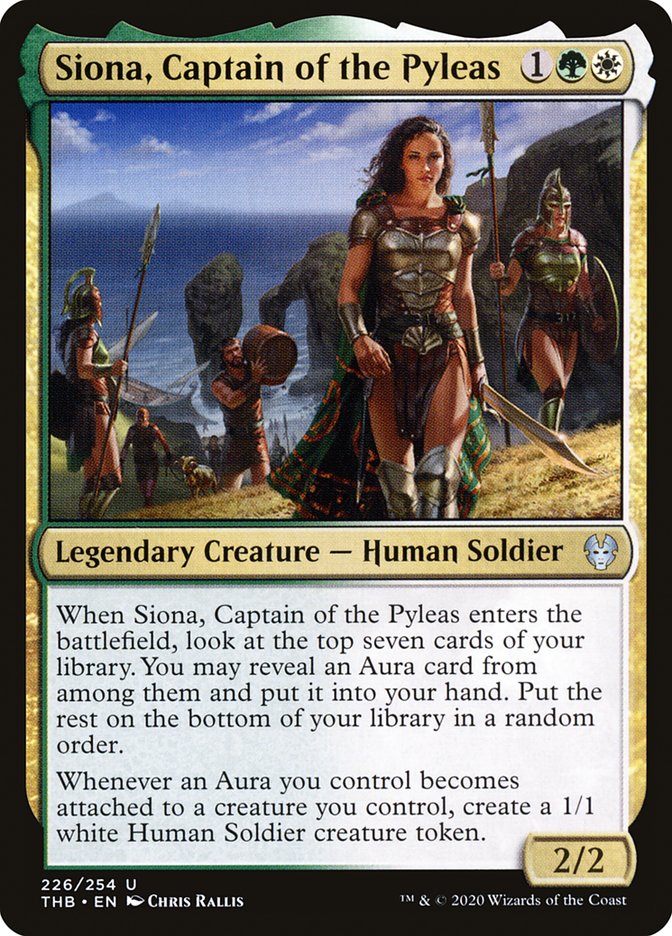 Siona, Captain of the Pyleas [Theros Beyond Death] | Gate City Games LLC