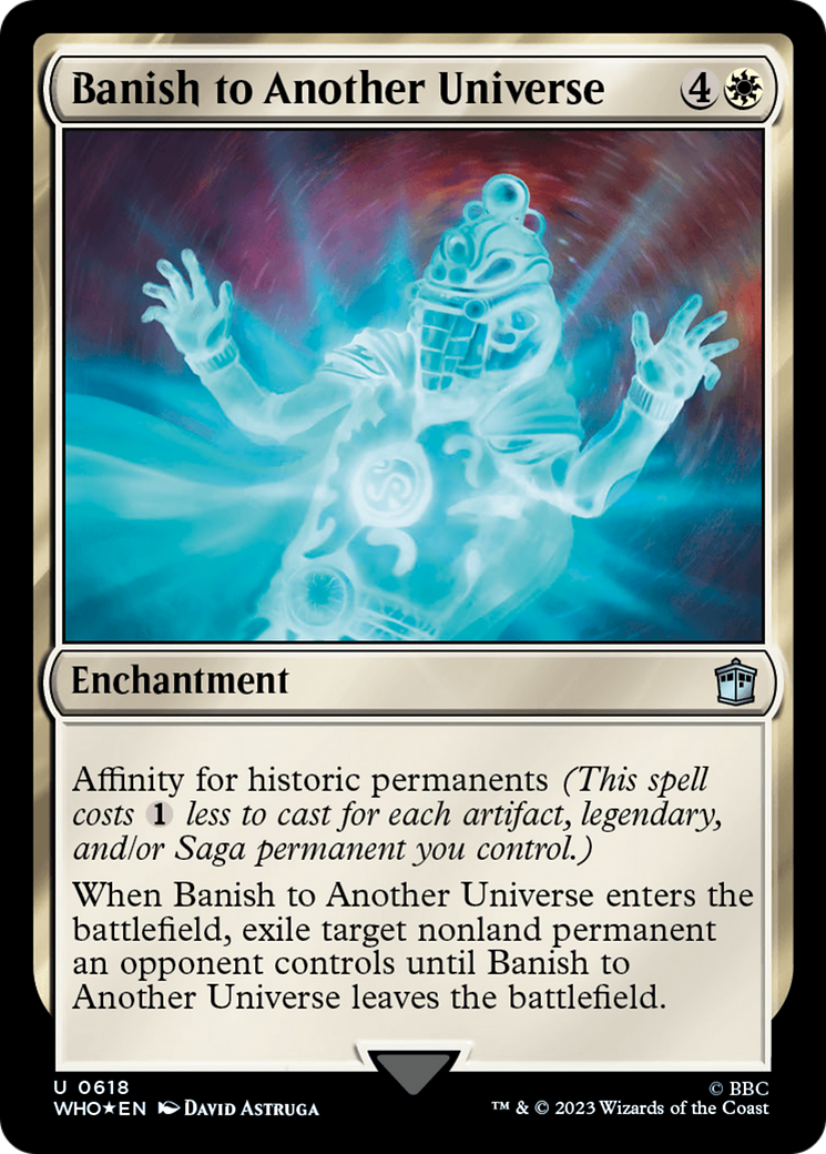 Banish to Another Universe (Surge Foil) [Doctor Who] | Gate City Games LLC