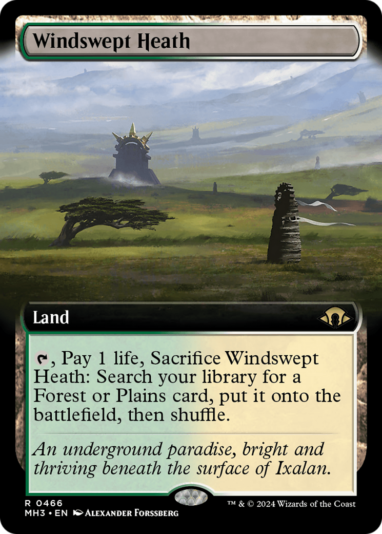 Windswept Heath (Extended Art) [Modern Horizons 3] | Gate City Games LLC