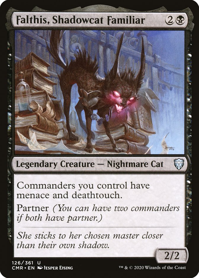 Falthis, Shadowcat Familiar [Commander Legends] | Gate City Games LLC