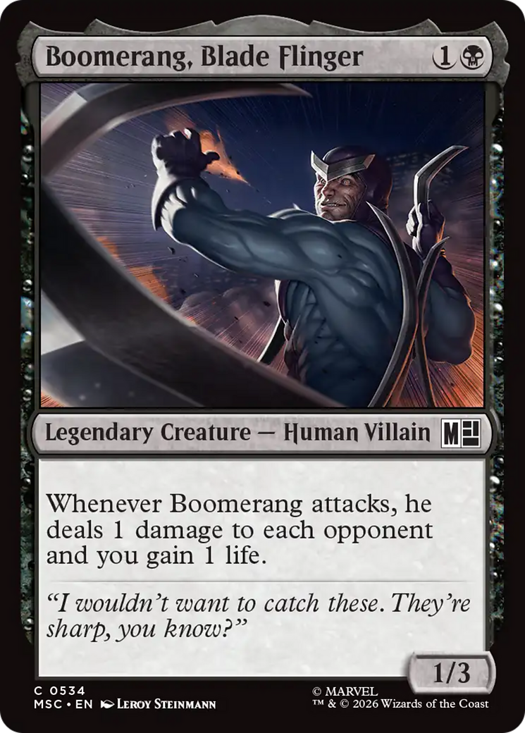 Boomerang, Blade Flinger [Marvel Super Heroes Commander] | Gate City Games LLC
