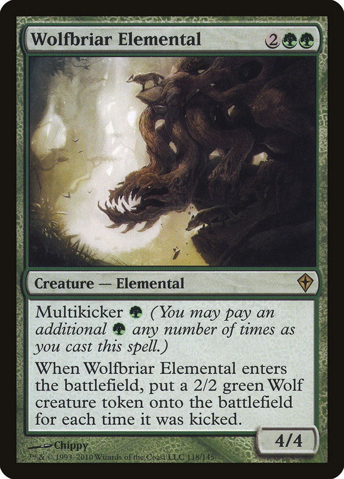Wolfbriar Elemental [Worldwake] | Gate City Games LLC