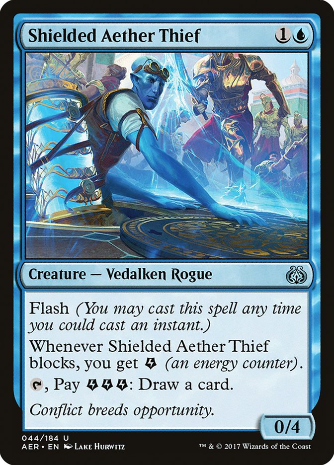 Shielded Aether Thief [Aether Revolt] | Gate City Games LLC