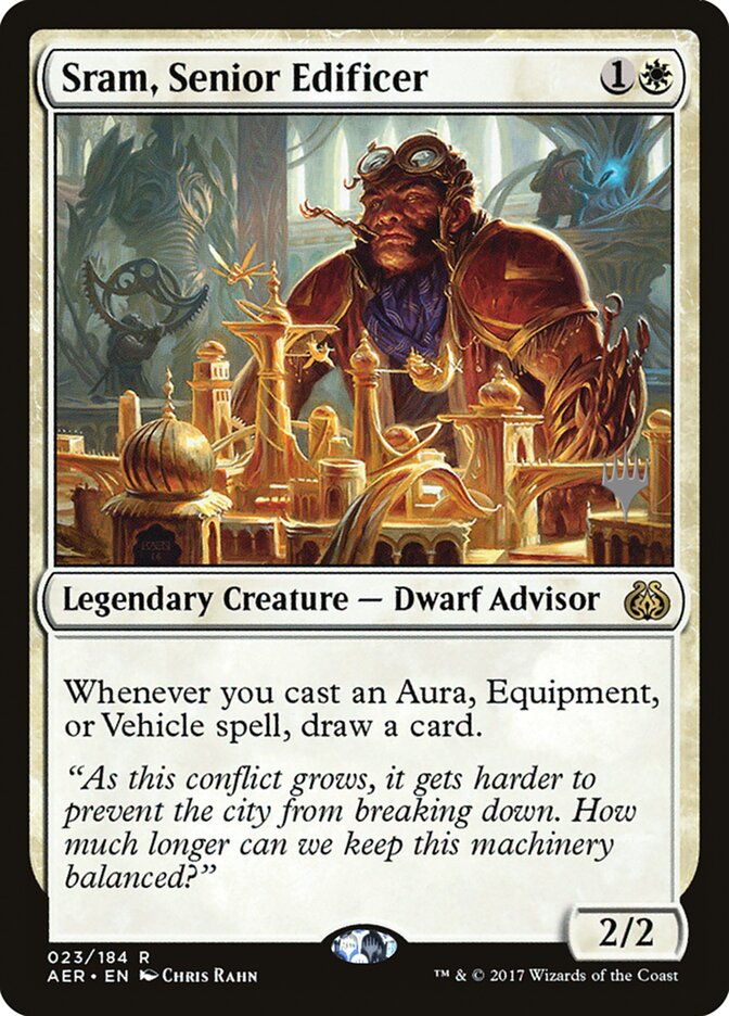 Sram, Senior Edificer [Aether Revolt Promos] | Gate City Games LLC